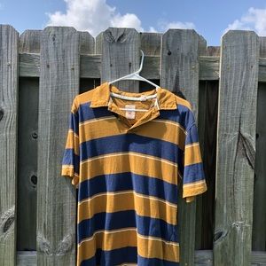 Men’s striped polo